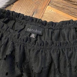 Black lace like jumper